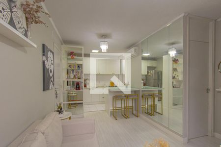 Sala de apartamento à venda com 2 quartos, 48m² em Bairro Fátima, Canoas