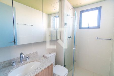 Banheiro de kitnet/studio para alugar com 1 quarto, 27m² em Vila Mariana, São Paulo