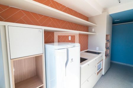 Cozinha de kitnet/studio para alugar com 1 quarto, 27m² em Vila Mariana, São Paulo