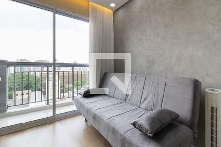 Sala de apartamento à venda com 1 quarto, 27m² em Indianópolis, São Paulo