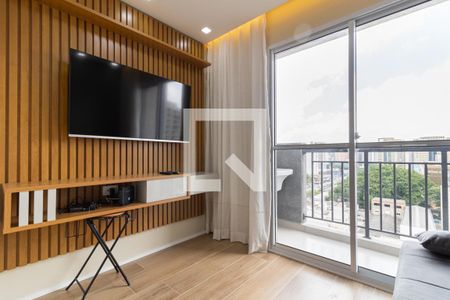 Sala de apartamento à venda com 1 quarto, 27m² em Indianópolis, São Paulo