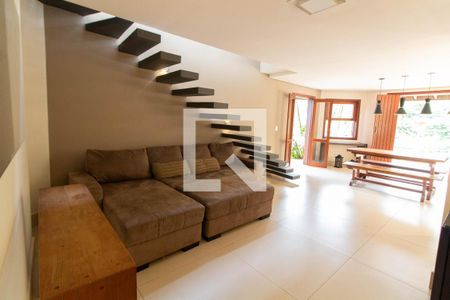 SALA de casa de condomínio para alugar com 4 quartos, 348m² em Parque Jatibaia (sousas), Campinas