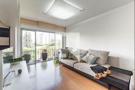 Sala de apartamento à venda com 2 quartos, 70m² em Cidade Monções, São Paulo