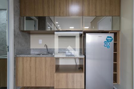 Cozinha de apartamento à venda com 1 quarto, 27m² em Indianópolis, São Paulo