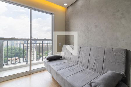 Sala de apartamento à venda com 1 quarto, 27m² em Indianópolis, São Paulo