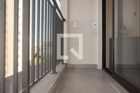 Varanda do Studio de kitnet/studio para alugar com 1 quarto, 26m² em Mirandópolis, São Paulo