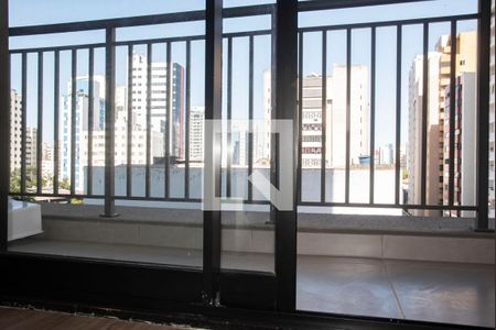 Varanda do Studio de kitnet/studio para alugar com 1 quarto, 26m² em Mirandópolis, São Paulo