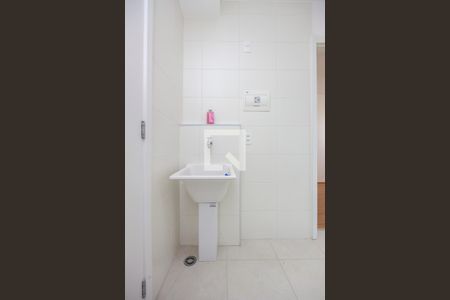 Cozinha de apartamento à venda com 1 quarto, 28m² em Jardim Caravelas, São Paulo