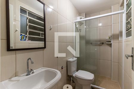 Banheiro de kitnet/studio à venda com 1 quarto, 28m² em República, São Paulo