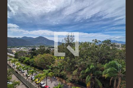 Varanda da sala - Vista  de apartamento à venda com 2 quartos, 70m² em Recreio dos Bandeirantes, Rio de Janeiro