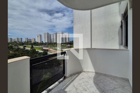 Varanda da sala  de apartamento à venda com 2 quartos, 70m² em Recreio dos Bandeirantes, Rio de Janeiro