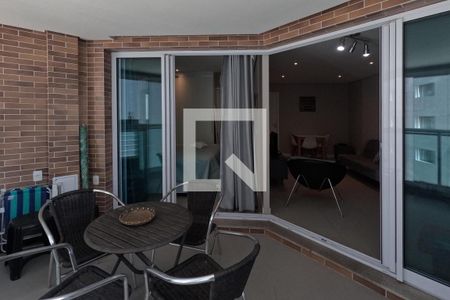 Varanda Gourmet de apartamento para alugar com 1 quarto, 42m² em Gonzaga, Santos