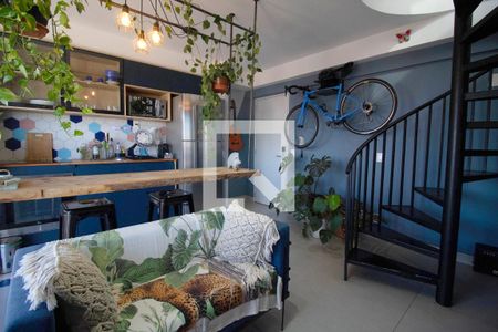 Apartamento para alugar com 80m², 1 quarto e 1 vaga Apartamento para alugar com 80m², 1 quarto e 1 vagaSala