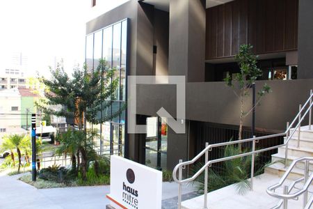 Studio à venda com 38m², 1 quarto e sem vagaFachada e portaria