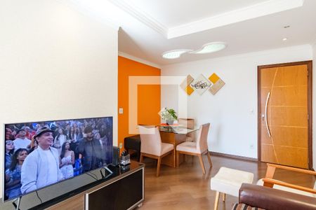 Sala de apartamento à venda com 3 quartos, 75m² em Vila Nova Manchester, São Paulo