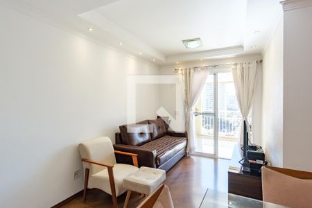 Sala de apartamento à venda com 3 quartos, 75m² em Vila Nova Manchester, São Paulo