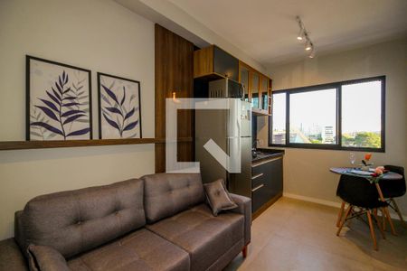 Sala/Cozinha de kitnet/studio à venda com 1 quarto, 29m² em Pinheiros, São Paulo