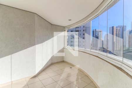 Varanda da Sala de apartamento para alugar com 4 quartos, 138m² em Brooklin, São Paulo