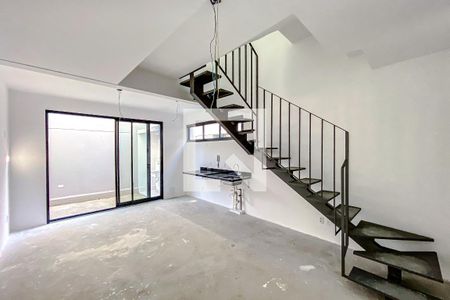 Sala/Cozinha de casa de condomínio à venda com 2 quartos, 104m² em Vila Mariana, São Paulo