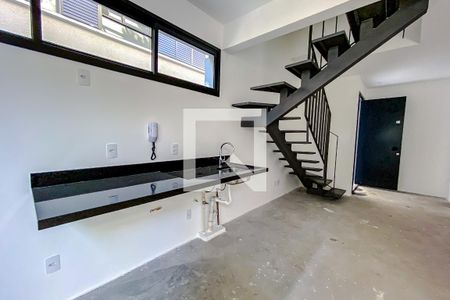 Sala/Cozinha de casa de condomínio à venda com 2 quartos, 104m² em Vila Mariana, São Paulo