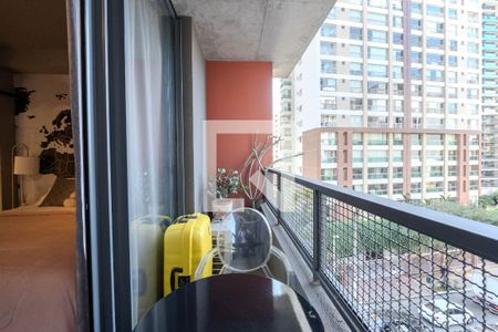 Studio para alugar com 25m², 1 quarto e sem vagaSacada