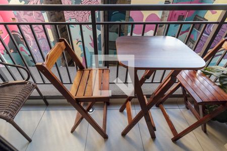 Studio para alugar com 22m², 1 quarto e sem vagaVaranda