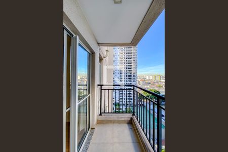 Varanda da Sala de apartamento para alugar com 1 quarto, 38m² em Brás, São Paulo