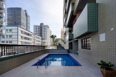 Área comum - Piscina de apartamento para alugar com 3 quartos, 140m² em Tupi, Praia Grande