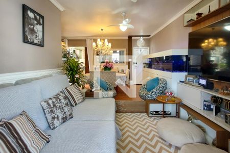 Sala de apartamento para alugar com 3 quartos, 140m² em Tupi, Praia Grande