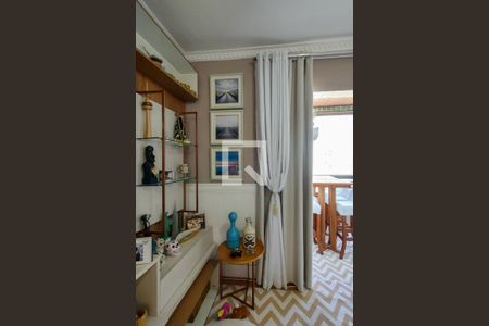 Sala de apartamento para alugar com 3 quartos, 140m² em Tupi, Praia Grande