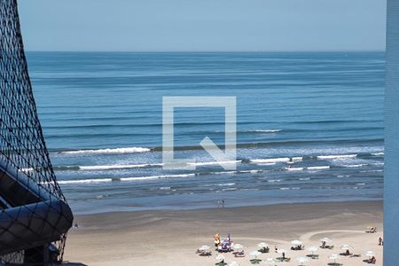 Vista da Sacada Sala de apartamento para alugar com 3 quartos, 140m² em Tupi, Praia Grande