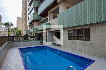 Área comum - Piscina de apartamento para alugar com 3 quartos, 140m² em Tupi, Praia Grande