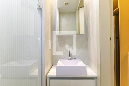 Studio para alugar com 20m², 1 quarto e sem vaga Studio para alugar com 20m², 1 quarto e sem vagaBanheiro