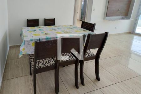Sala de apartamento para alugar com 2 quartos, 77m² em Caiçara, Praia Grande