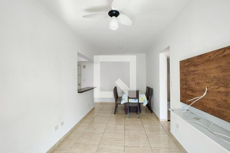 Sala de apartamento para alugar com 2 quartos, 77m² em Caiçara, Praia Grande