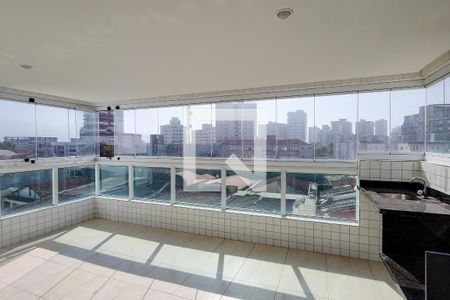 Varanda gourmet de apartamento para alugar com 2 quartos, 77m² em Caiçara, Praia Grande