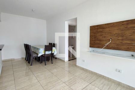Sala de apartamento para alugar com 2 quartos, 77m² em Caiçara, Praia Grande