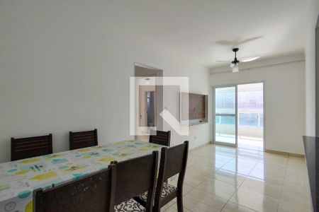 Sala de apartamento para alugar com 2 quartos, 77m² em Caiçara, Praia Grande