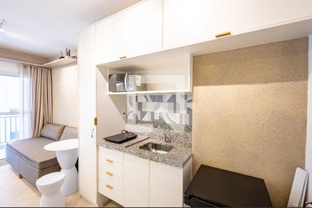 Studio à venda com 28m², 1 quarto e sem vagaCozinha