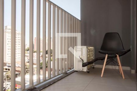 Varanda do Studio de kitnet/studio para alugar com 1 quarto, 21m² em Vila Clementino, São Paulo
