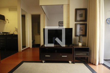 Sala de apartamento à venda com 1 quarto, 35m² em Moema, São Paulo