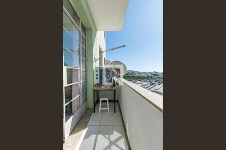 Varanda da Sala de apartamento à venda com 3 quartos, 74m² em Lourdes, Belo Horizonte