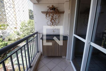 Varanda da Sala de apartamento à venda com 2 quartos, 51m² em Vila Andrade, São Paulo