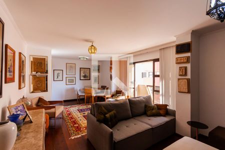Sala de apartamento para alugar com 3 quartos, 125m² em Parque das Nações, Santo André