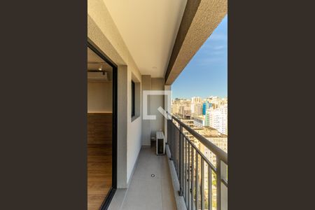 Studio para alugar com 37m², 1 quarto e sem vagaVaranda