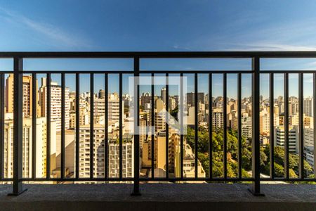 Studio para alugar com 37m², 1 quarto e sem vagaVaranda