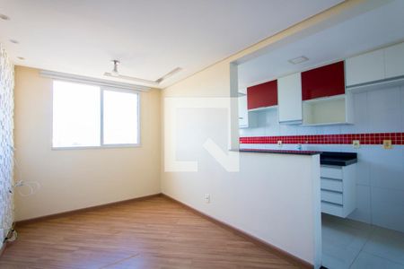 Sala de apartamento para alugar com 2 quartos, 47m² em Vila Homero Thon, Santo André