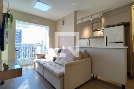 Sala de apartamento para alugar com 2 quartos, 47m² em Aviação, Praia Grande