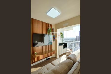 Sala de apartamento para alugar com 2 quartos, 47m² em Aviação, Praia Grande