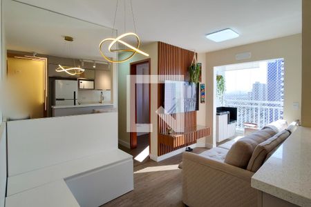 Sala de apartamento para alugar com 2 quartos, 47m² em Aviação, Praia Grande